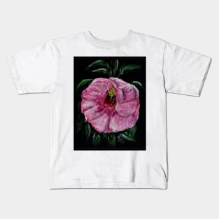 Erika's Magenta Flower Kids T-Shirt